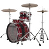 Trommesett Ludwig Vistalite Fab 22 Shell Pack, 50th Anniversary Red/Smoke