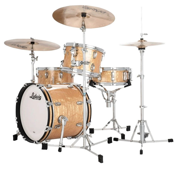 Slagverk Ludwig Legacy Maple Jazzette 18 Shell Pack, m/Classic Mount, Olive Pearl