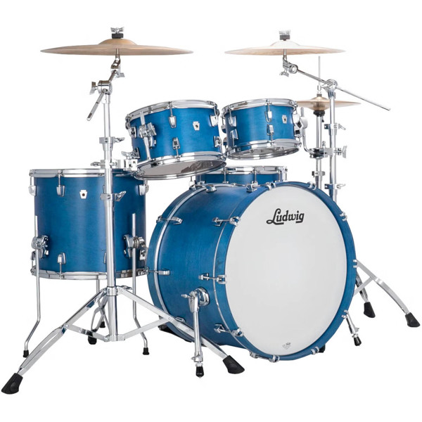 Trommesett Ludwig NeuSonic Rapid Mod2 22 Shell Pack, m/Triad Mount, Satin Royal Blue
