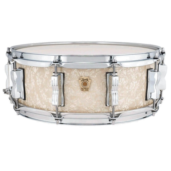 Skarptromme Ludwig Classic Maple LS401XXNM, 14x5, 10-Lug, Vintage White Marine Pearl