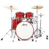 Trommesett Ludwig NeuSonic Mod2 22 Shell Pack, m/Triad Mount, Satin Diablo Red