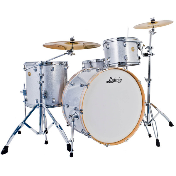 Trommesett Ludwig Continental LCO5163S, 26 Shell Pack, Silver Sparkle