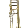 Basstrombone Bb/F/Gb Bach 50AF3 Stradivarius, Lakkert