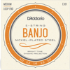 Banjostrenger D'Addario EJ61, Nikkel, 010-023 Medium