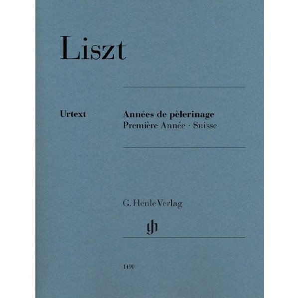 Annees de Pelerinage, Premiere Annee Suisse, Franz Liszt. Piano solo