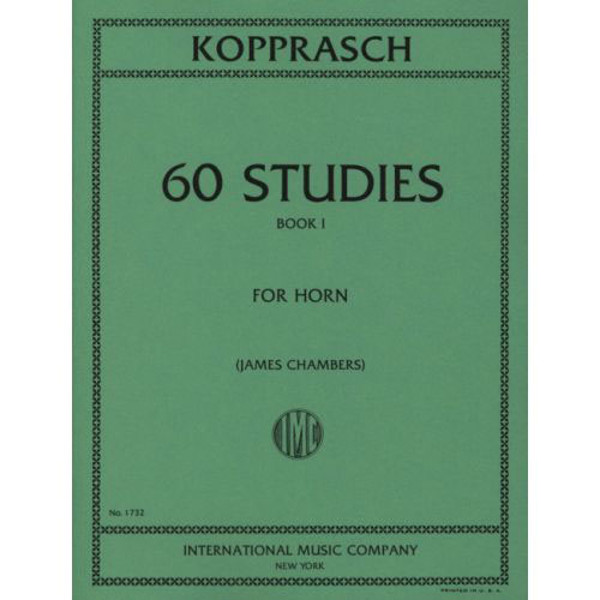 60 Studies for Horn 1, Carl Kopprasch Edit James Chambers