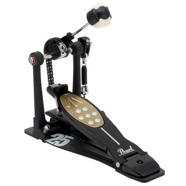 Stortrommepedal Pearl P-2050C/B, Eliminator LTD 25th Edition, Black, Single Pedal