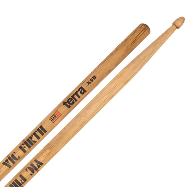 Trommestikker Vic Firth American Classic Terra X5BT Hickory, Wood Tip