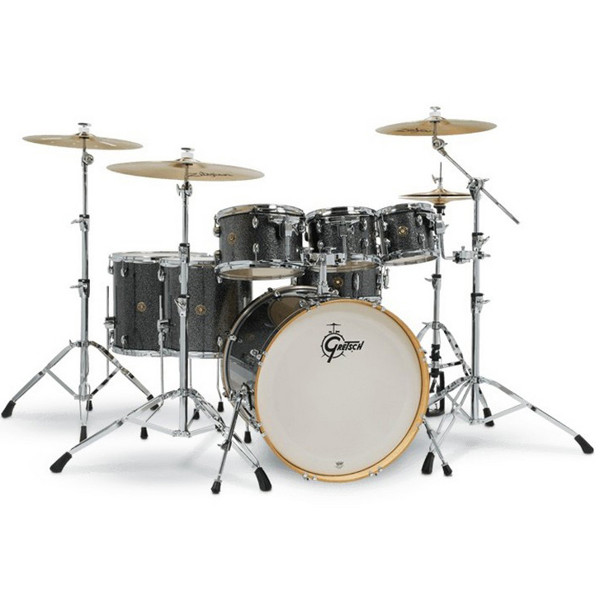 Trommesett Gretsch Catalina Maple CM2-E627-BS, 22 Shell Pack, Black Stardust