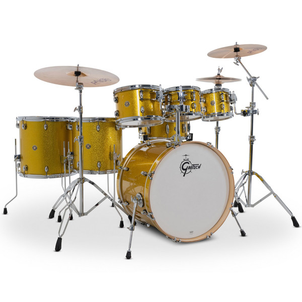 Trommesett Gretsch Catalina Maple CM2-E627-LS, 22 Shell Pack, Lemon Sparkle