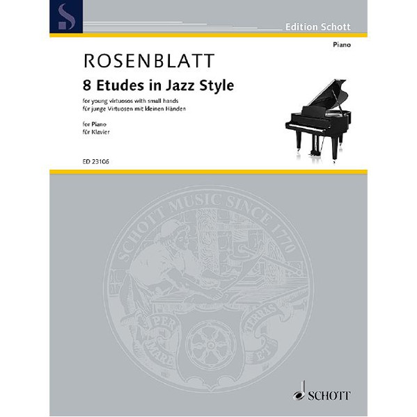 8 Etudes in Jazz Style, Alexander Rosenblatt. Piano