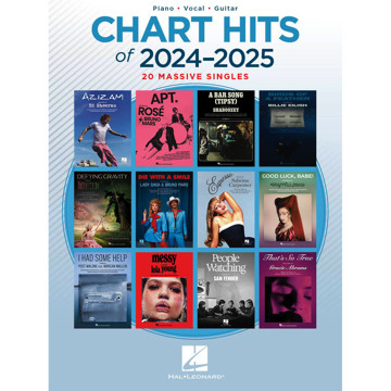 Chart Hits of 2024-2025, Piano/Vocal/Guitar