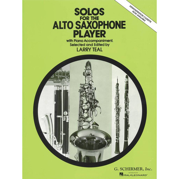 Solos for the Alto Saxophone Player. Saxophone and Piano. Book