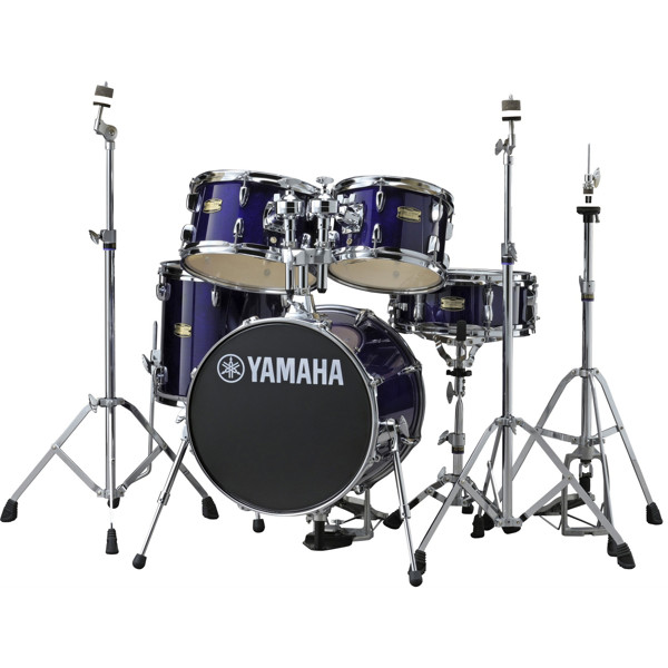 Trommesett Yamaha Junior, 16, m/Stativer, Deep Violet
