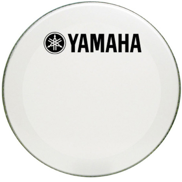 Stortrommeskinn Yamaha, 31220YB, P3 Smooth White, Classic Logo, 20