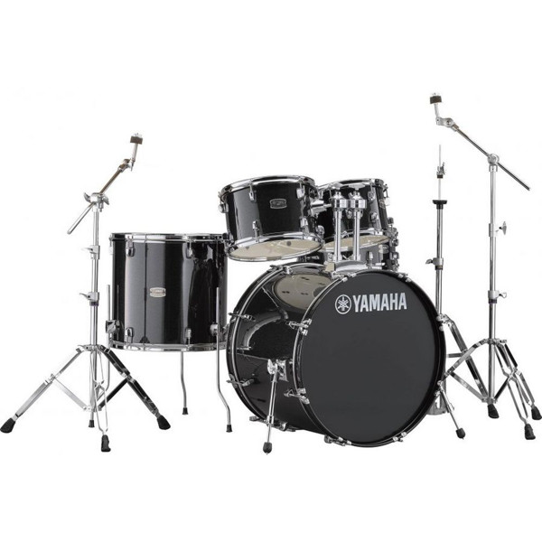 Trommesett Yamaha Rydeen, 22 m/Stativpakke, Black Glitter