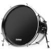 Stortrommeskinn Evans EQ1, BD20RA, Resonant Black 20