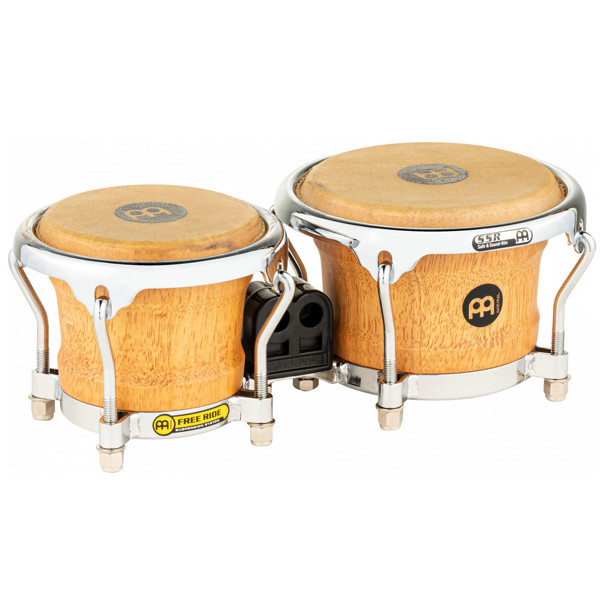 Utgått Bongoes Meinl FWB100SNT-M, 3,5 + 4,25, Mini Wood Bongo, Matte Super Natural (SNT)