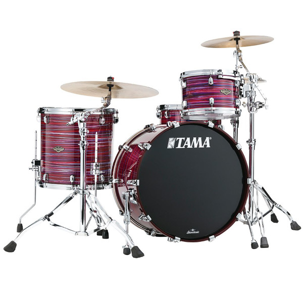 Trommesett Tama Starclassic Walnut/Birch WBS32RZS-LPO, 22 u/Stativer, Lacquer Phantasm Oyster