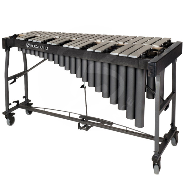 Vibrafon Bergerault Signature BV30S, 3 Octaves, F3-F6, 58-38mm Bars, w/Motor, Silver