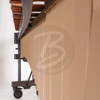 Marimba Bergerault Signature Solo BM50S-GW, Honduras Rosewood, 5 Oct. C2-C7, 74-40mm Wide Bars, Grey Stain/Champagne