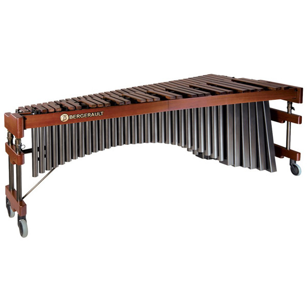 Marimba Bergerault Signature Solo BM50S, Honduras Rosewood, 5 Oct. C2-C7, 74-40mm Wide Bars, Mahogany/Black
