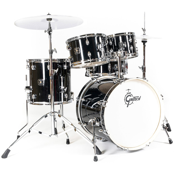 Trommesett Gretsch Energy GE4E605R-4BK, 20 w/Hardware, Black