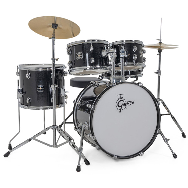 Trommesett Gretsch Renegade RGE405BM, 20 w/Hardware & Cymbals, Black Mist