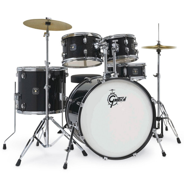 Trommesett Gretsch Renegade RGE625BM, 22 w/Hardware & Cymbals, Black Mist
