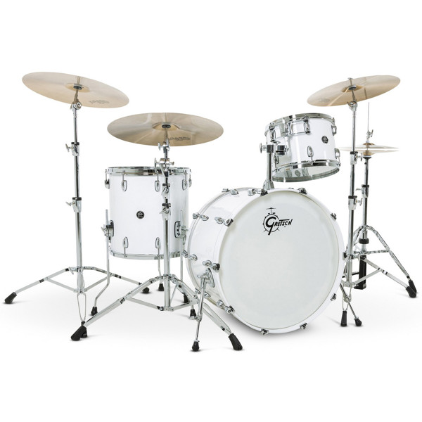 Trommesett Gretsch Renown Maple RN2-R643-PW, 24 Shell Pack, Piano White