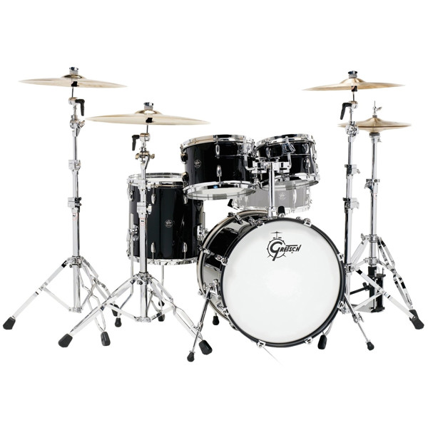 Trommesett Gretsch Renown Maple RN2-E604-PB, 20 Shell Pack, Piano Black