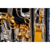 Euphonium Sterling Virtuoso, Trigger og 4 ventiler,  Large Bore, Forsølvet