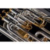 Euphonium Sterling Virtuoso, Trigger og 4 ventiler,  Large Bore, Forsølvet