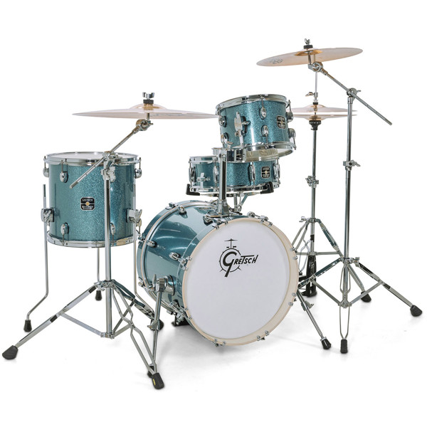 Trommesett Gretsch Energy GE4S464BS, 16 u/Hardware, Blue Sparkle