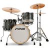 Trommesett Sonor AQX Jazz Set, 4 Pc, 18, Black Midnight Sparkle, Shell Pack