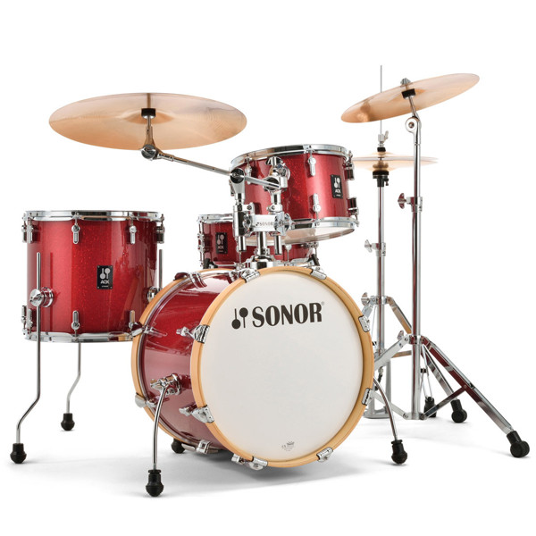Trommesett Sonor AQX Jazz Set, 4 Pc, 18, Red Moon Sparkle, Shell Pack