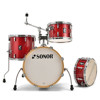 Trommesett Sonor AQX Jazz Set, 4 Pc, 18, Red Moon Sparkle, Shell Pack