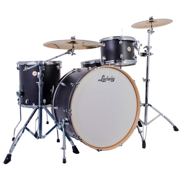 Trommesett Ludwig Continental LCO5063B, 26 Shell Pack, Satin Black