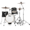 Trommesett Pearl Midtown MT564/C-D752, 16, w/Hardware, Matte Asphalt Black