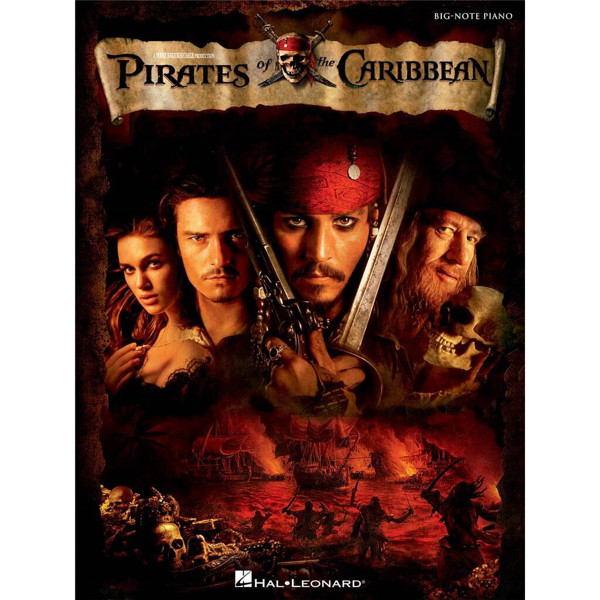 Pirates of the Caribbean, Hans Zimmer. Piano (Big Note)