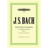 St. Matthew Passion BWV 244, Johann Sebastian Bach. SATB Vocal Score