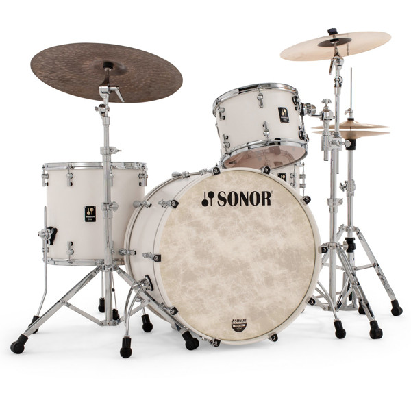 Trommesett Sonor Momentum MT-MA-24-3-KIT-SPW, Shell, 3 Pc, 24, Maple, Satin Pure White