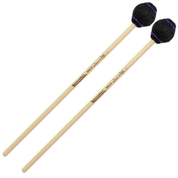 Vibrafonkøller Innovative Percussion WW-HV, Warren Wolf, Medium Hybrid Vibraphone, Yarn, Black