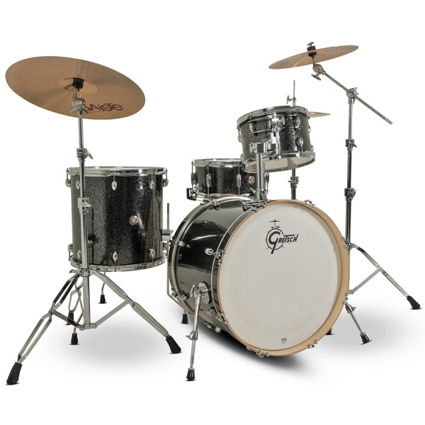 Trommesett Gretsch Catalina Maple CM2-E624S-BS, 22 Shell Pack, Black Stardust