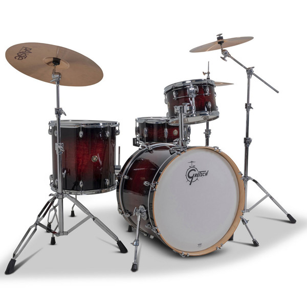 Trommesett Gretsch Catalina Maple CM2-E624S-DCB, 24 Shell Pack, Deep Cherry Burst