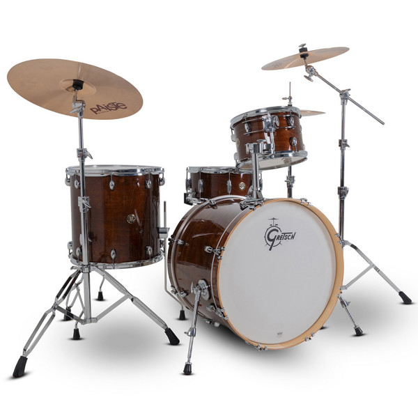 Trommesett Gretsch Catalina Maple CM2-E624S-WG, 22 Shell Pack, Walnut Glaze