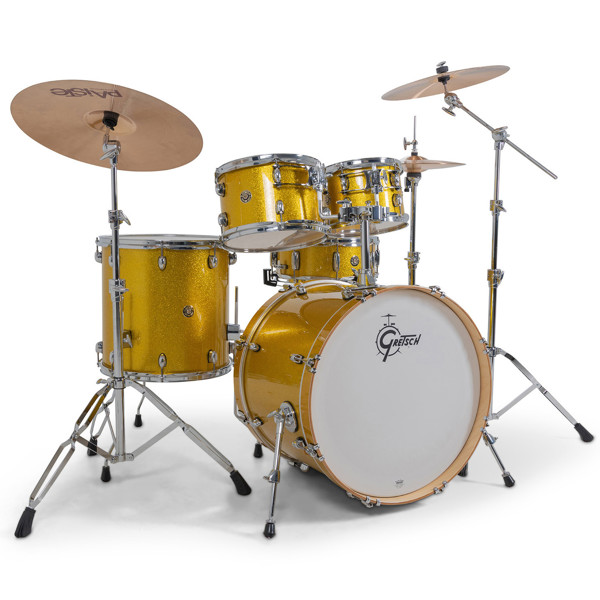 Trommesett Gretsch Catalina Maple CM2-E625-LS, 22 Shell Pack, Lemon Sparkle