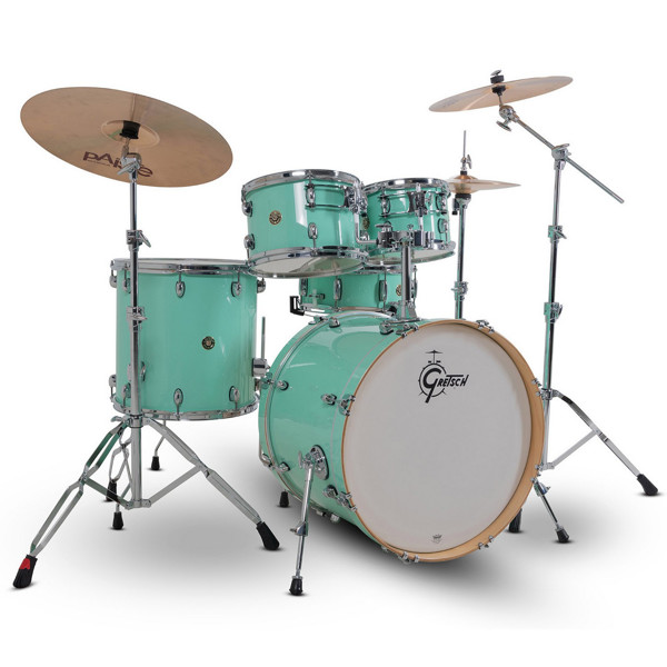 Trommesett Gretsch Catalina Maple CM2-E625-SFG, 22 Shell Pack, Seafoam Green