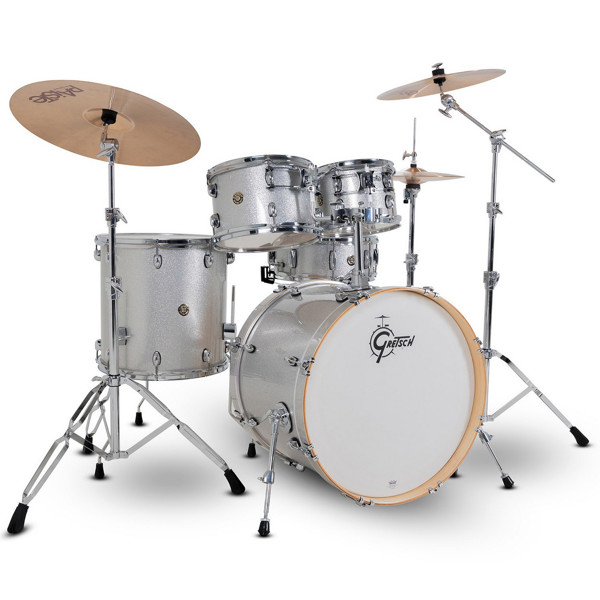 Trommesett Gretsch Catalina Maple CM2-E625-SS, 22 Shell Pack, Silver Sparkle