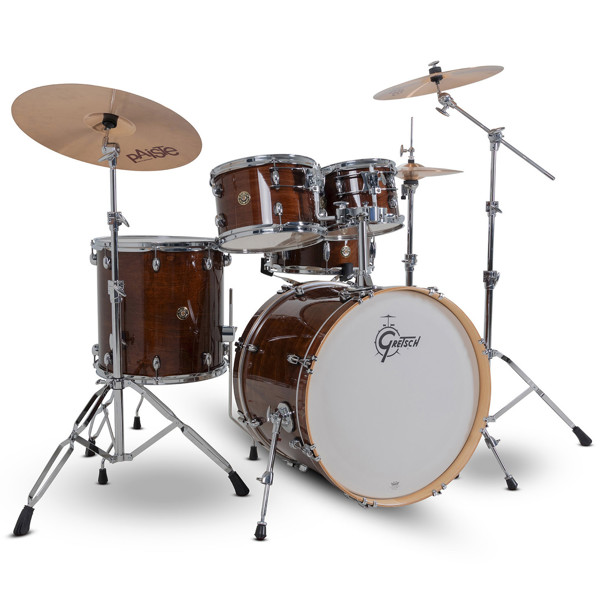 Trommesett Gretsch Catalina Maple CM2-E625-WG, 22 Shell Pack, Walnut Glaze